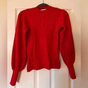 Anthropologie Red Sweater Size XS
